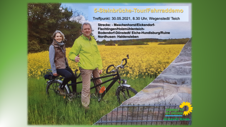 Fünf-Steinbrüche-Tour von Wegenstedt nach Haldensleben am 30.05.2021