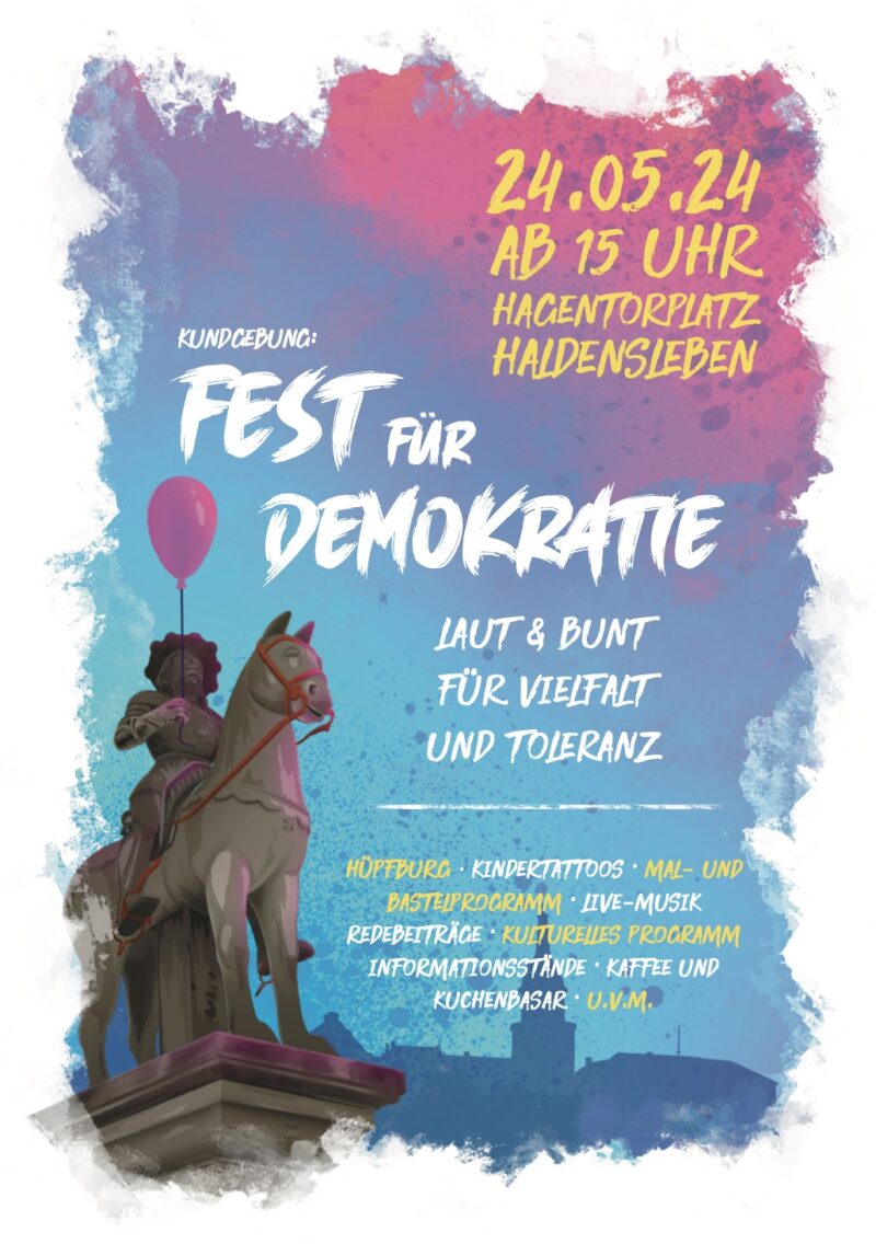 Flyer Fest der Demokratie